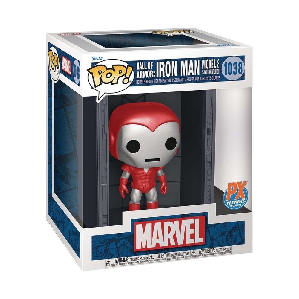 Pop! Hall of Armor: Iron Man Model 8 Silver Centurion #1038